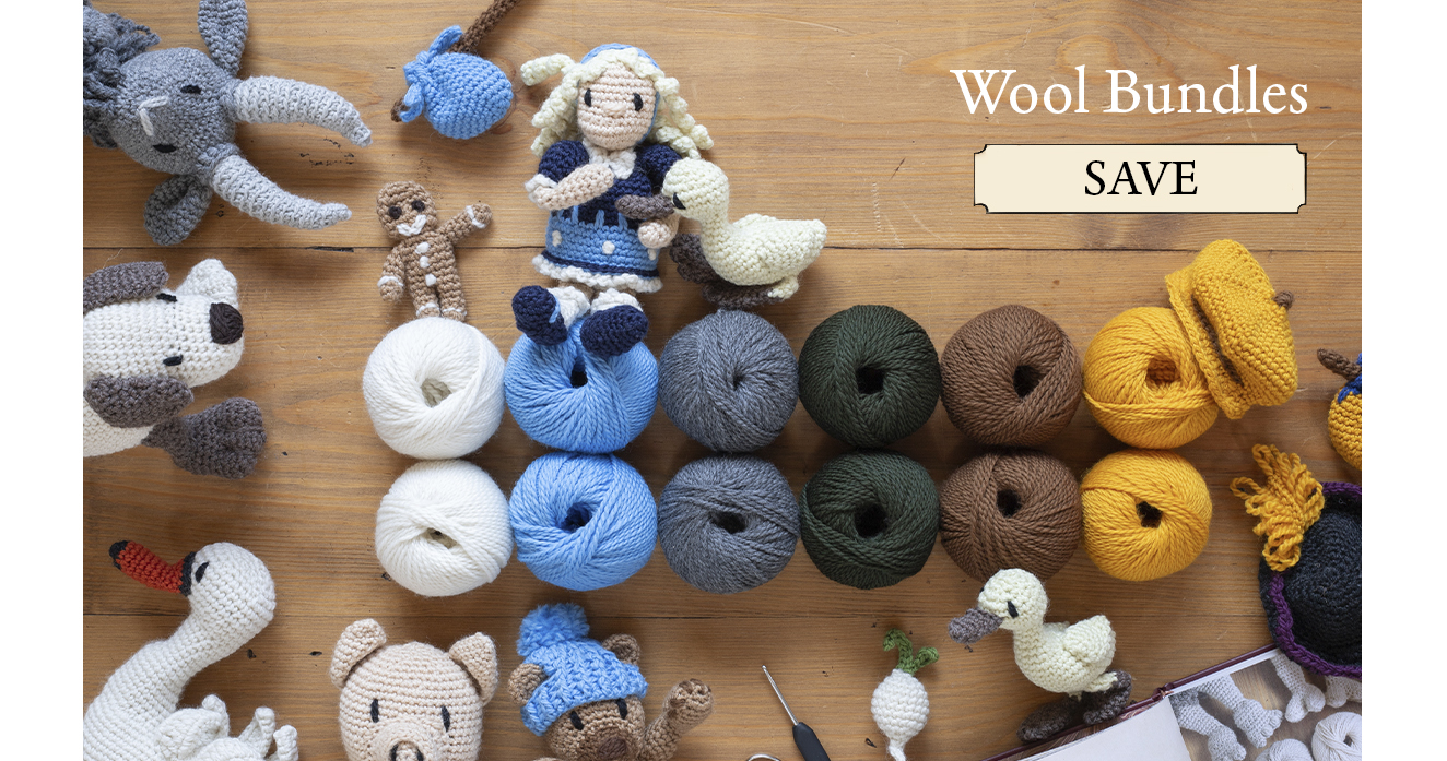 Wool bundles animal fables crochet yarn toft